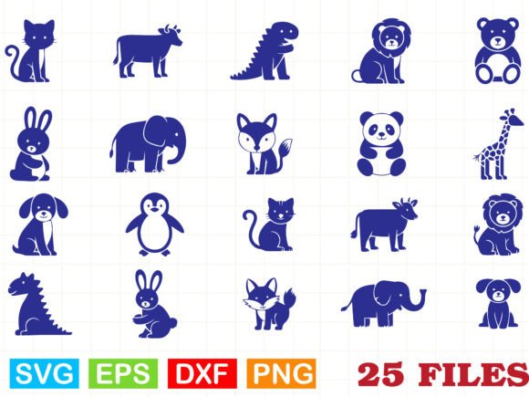 Animal Silhouette SVG Bundle