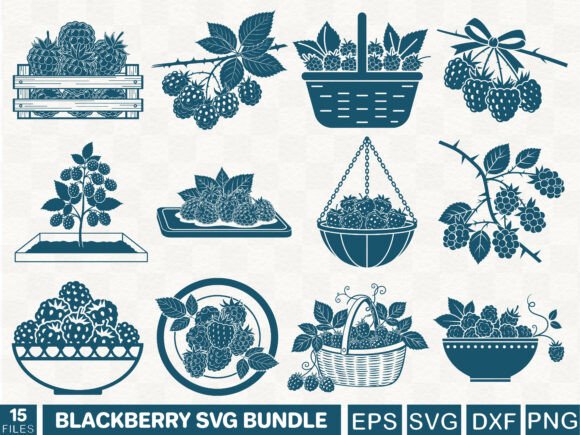 Blackberry SVG Bundle