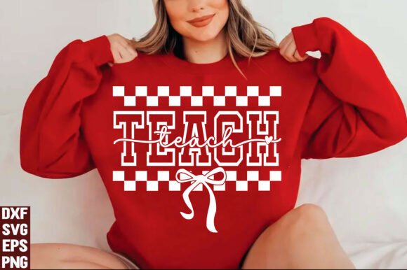 Coquette Bow Teach SVG, PNG