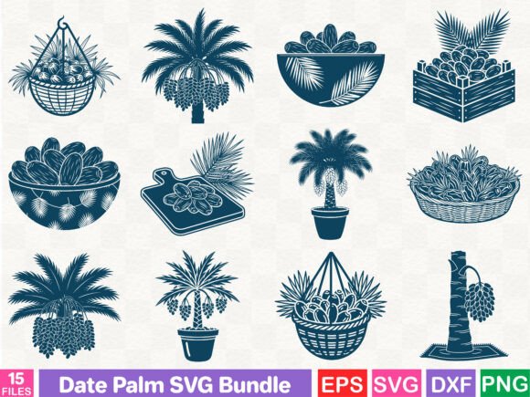 Date Palm SVG Bundle