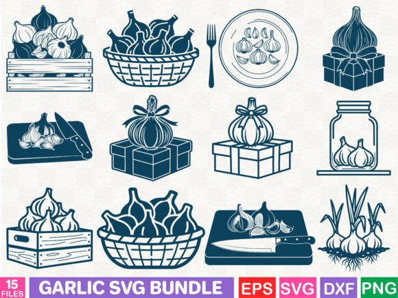 Garlic SVG Bundle