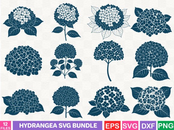 Hydrangea SVG Bundle