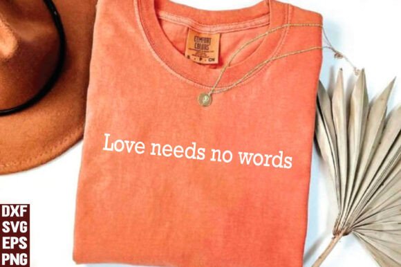Love Needs No Words Autism SVG, PNG
