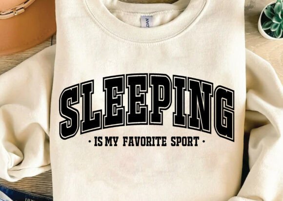 Sleeping Is My Favorite Sport PNG SVG