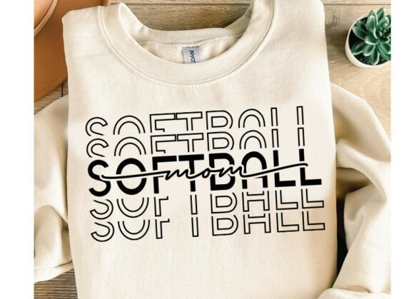 Softball Mom SVG PNG: Cute Chic Bow Var