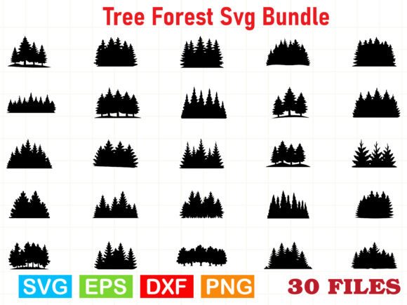 Tree Forest SVG Bundle